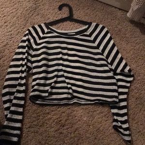 Sweater crop top